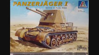 ItaleriZvezda Panzerjager I with 47cm Pak Kit 358 [upl. by Sitoiganap]