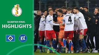 Penalty thriller  Hamburger SV vs Karlsruher SC 54 Pens  Highlights  DFBPokal QuarterFinal [upl. by Ahseiyk]