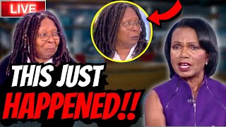 Whoopi The View Host SILENT amp ANGRY After Condoleezza Rice DESTROYS THEM LIVE ON AIR [upl. by Geller]