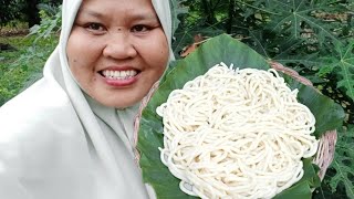 cara buat mee laksa tepung gandum by kak nur tip lebih kenyal [upl. by Elyac744]