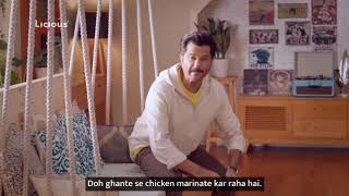 Anil Kapoor with chef Arjun Kapoor  Licious Tender Chicken  New TVC 2021 [upl. by Aikaj913]