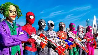 What If 8 SpiderMan Bros In 1 City   SPIDERMANs Story New Season 4  All Action Funny [upl. by Enilasor]