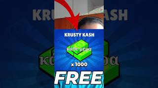 ΔΩΡΕΑΝ KRUSTY KASH BrawlStars greek viralshorts spongebob [upl. by Proud]