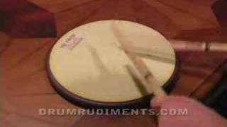 Drum Rudiments 39  Double Ratamacue  DrumRudimentscom [upl. by Yrreiht425]