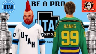 NHL 25 Be a Pro  UTAH HC  Ep4 MIGHTY DUCK OVERTIME [upl. by Llerol]