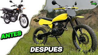 YAMAHA YBR 125  🔥FULL MODIFICADA🔥 HISTORIA DE INICIO A FIN [upl. by Anovahs433]