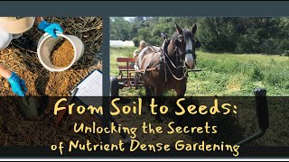 From Soil to Seeds Unlocking the Secrets of Nutrient Dense Gardening [upl. by Ahseket]