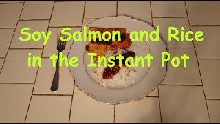 Soy Salmon and Rice in the Instant Pot [upl. by Ferrigno]