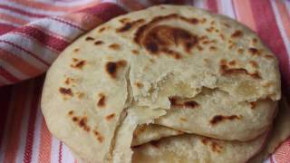 Fresh Flour Tortillas  Homemade Flatbread Recipe  Make Your Own Wraps [upl. by Eirrahs]