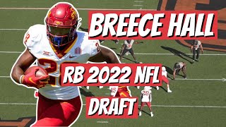 Breece Hall Iowa St 2022 NFL Draft Film Study [upl. by Jepson327]