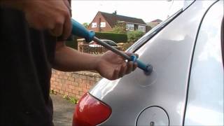 TDL Dent amp Scratch Repair how to remove a car dent with paintless dent removal [upl. by Fen]