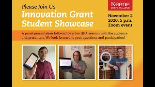 Innovation Grant Student Showcase 2020 [upl. by Liman]