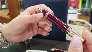 penne Montblanc Special Edition JFK Bordeaux  CasadellaPenna1937 [upl. by Laurie910]