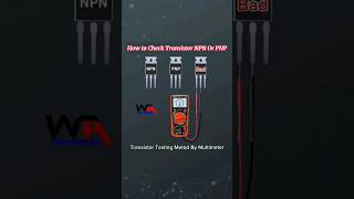 How to Check Transistor NPN or PNP Transistor transistors diyelectronics [upl. by Koziara]