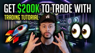 How To Get 200K To Trade Crypto  Funding Prop Firm Trading Tutorial [upl. by Anrapa375]