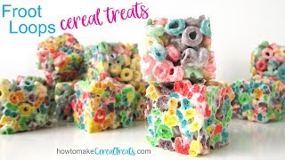 Froot Loops Cereal Treats [upl. by Arinaj604]