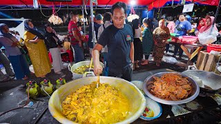 EXTREME Indonesian Street Food NASI BABAT  Serves 100’s Per Night in Surabaya [upl. by Lucina]