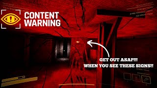 THE SCARIEST MONSTER IN CONTENT WARNING GAME [upl. by Cocke]