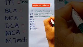 ITIITITIBCAMCADCAMCAMTech Full Form Short shortfeed [upl. by Eilhsa9]