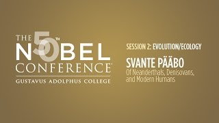 Svante Pääbo at Nobel Conference 50 [upl. by Yromas]