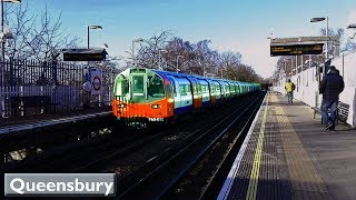 Queensbury  Jubilee line  London Underground  1996 Tube Stock [upl. by Annor]