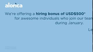 Join us at Alorica DR and Get a Hiring Bonus 500 [upl. by Alyaj]