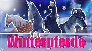 GESCHICHTEN und HINTERGRÜNDE der Winterpferde in StarStable  SSO [upl. by Spanos]