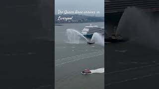 Queen Anne cruise ship arrives in Liverpool [upl. by Elna]