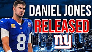 New York Giants RELEASE Daniel Jones [upl. by Asilem]