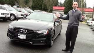 2014 Audi S5 Supercharged review  we review the S5 engine interior performance and more [upl. by Nawyt100]