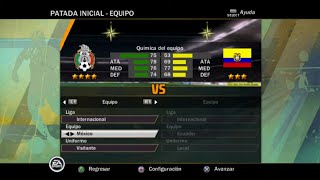 FIFA 11 PS2 Gameplay  Mexico vs Ecuador [upl. by Ainoek]