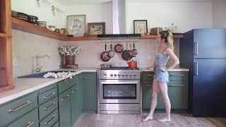 DIY Small Kitchen Remodel  Before and After Kitchen Makeover [upl. by Zoes]