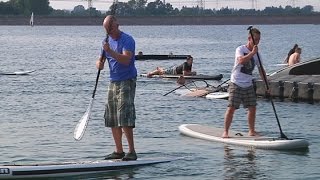 Sommertrend Standup Paddling im Test [upl. by Eugaet665]