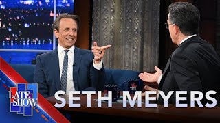 Seth Meyers Reveals How Strike Force Five Surprised Stephen Colbert On His 60th Birthday [upl. by Aseena]