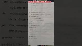 MATHS Paper3 BABSc2nd year2023 [upl. by Anirtap]