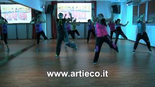 Paulina Rubio  All Around The World Zumba Choreography [upl. by Eiboj]