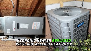 Upgrading to Heat Pump Attic HVAC Installation amp New ADP Air Handler  Comprehensive Overview [upl. by Dutch]