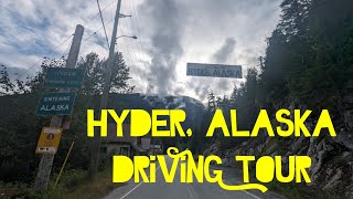 Stewart BC to Hyder AK to Salmon Glacier BC driving tour [upl. by Aneerhs]