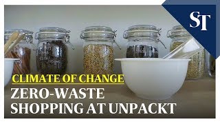 Zerowaste shopping at Unpackt  The Straits Times [upl. by Zetrauq210]