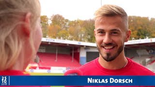 Niklas Dorsch vor dem Auswärtsspiel beim 1FC Köln [upl. by Qerat890]