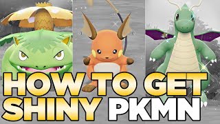 How to Get Shiny Pokemon in Pokemon Lets Go Pikachu amp Eevee [upl. by Ennovy]