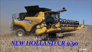 MOISSONS 2022 COLZA  NEW HOLLAND  CR990  SENS [upl. by Ivo]