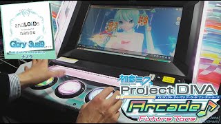 PDAFT Glory 3usi9  글로리 뮤직 Live Play on the Arcade CabinetProject DIVA Arcade Future Tone [upl. by Barhos]