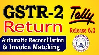 GSTR2 Filing using Tally ERP 9 Release 62 Part61Reconciliation amp invoice matching GSTR2 Tally [upl. by Auqenwahs]