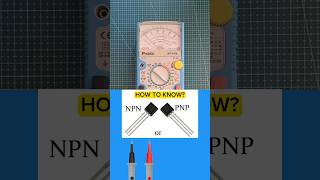 NPN or PNP transistor  how to identify using analog tester tutorial [upl. by Mont682]