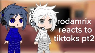 rodamrix reacts to their tiktoks pt2  lazy  read description  part 3 [upl. by Bartolemo]