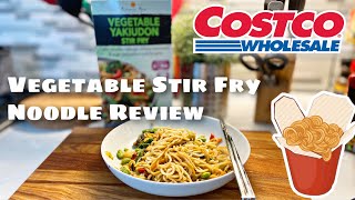 Costco Asian Food ReviewAuthentic Asia Vegetable Yakiudon Stir Fry NoodlesCostco Vegetable Noodle [upl. by Suckram]