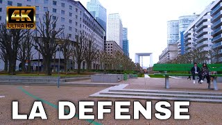 🇫🇷Walking around La Défense  Europes Largest purposebuilt Business District [upl. by Akayas]