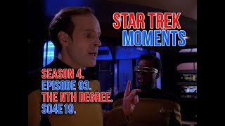 Star Trek Moments TNG  The Nth Degree  S04E19 · Stardate  447042  HD [upl. by Ameerahs]