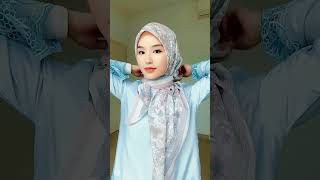 TUTORIAL JILBAB SEGIEMPAT SIMPLE hijabstyle [upl. by Cass75]